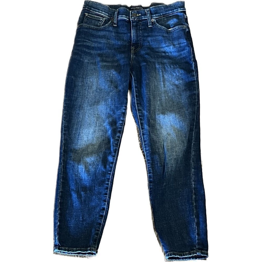 Lucky brand, dark‎ wash, denim, jeans, women’s size 6 x 28